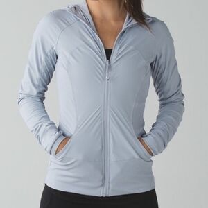 Lululemon Define light grey zipper jacket size 8